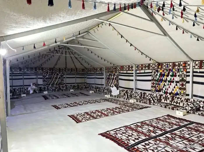 بيوت شعر جديدة ابيض واسود جميع المقاسات وخيم 6