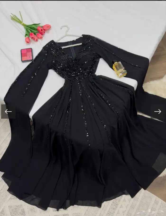 فستان سهرة يلبس M و L 1