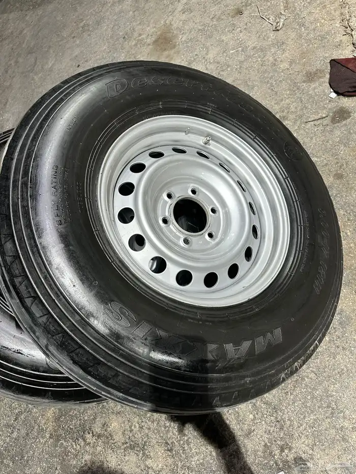 جنوط هلل اصلي جيب لاند كروزر مع كفرات بالون 900.17ت23 18