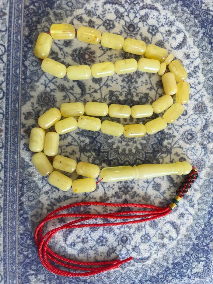 مسباح كهرمان طبعي حر برميلي 1