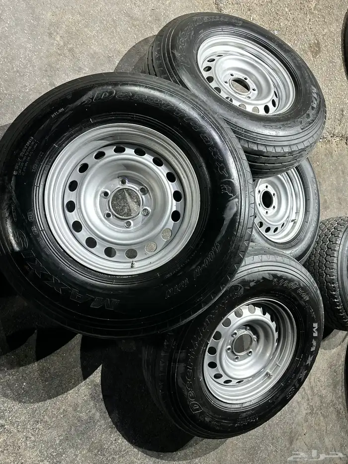 جنوط هلل اصلي جيب لاند كروزر مع كفرات بالون 900.17ت23 26