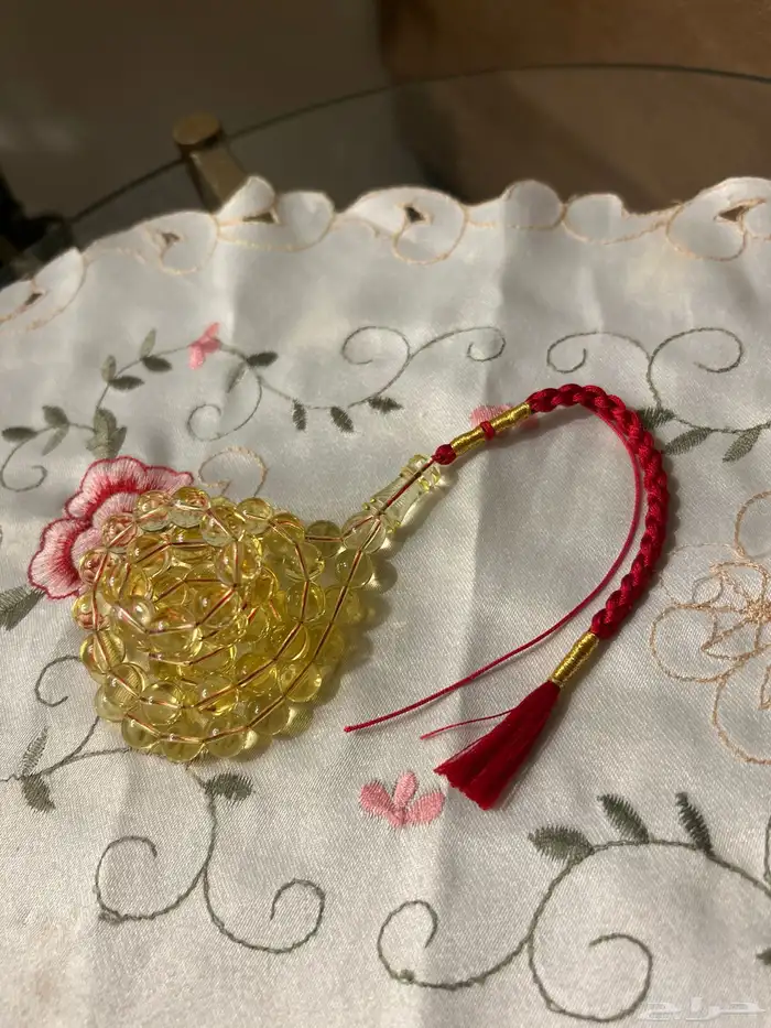 مسباح كهرمان شفاف ( اقبل البدل ) 1