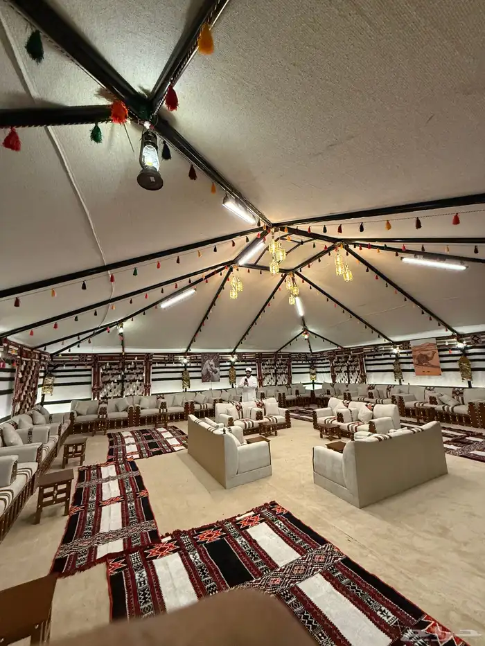 بيوت شعر جديدة ابيض واسود جميع المقاسات وخيم 45