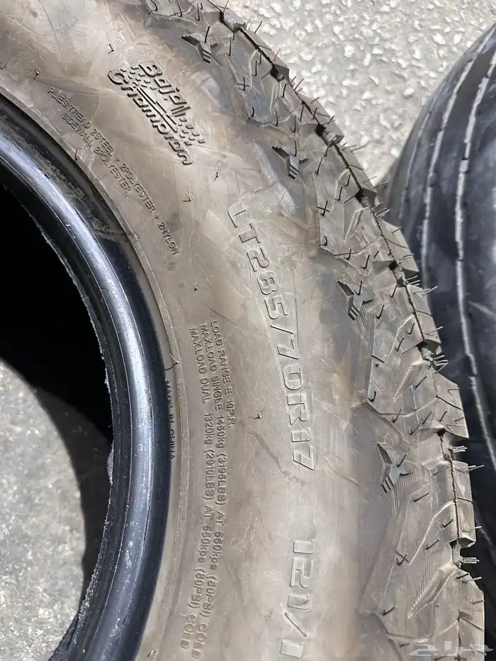 كفرات تيرست تاير 285.70.17 تاريخ 24 اخر ألسنه 3