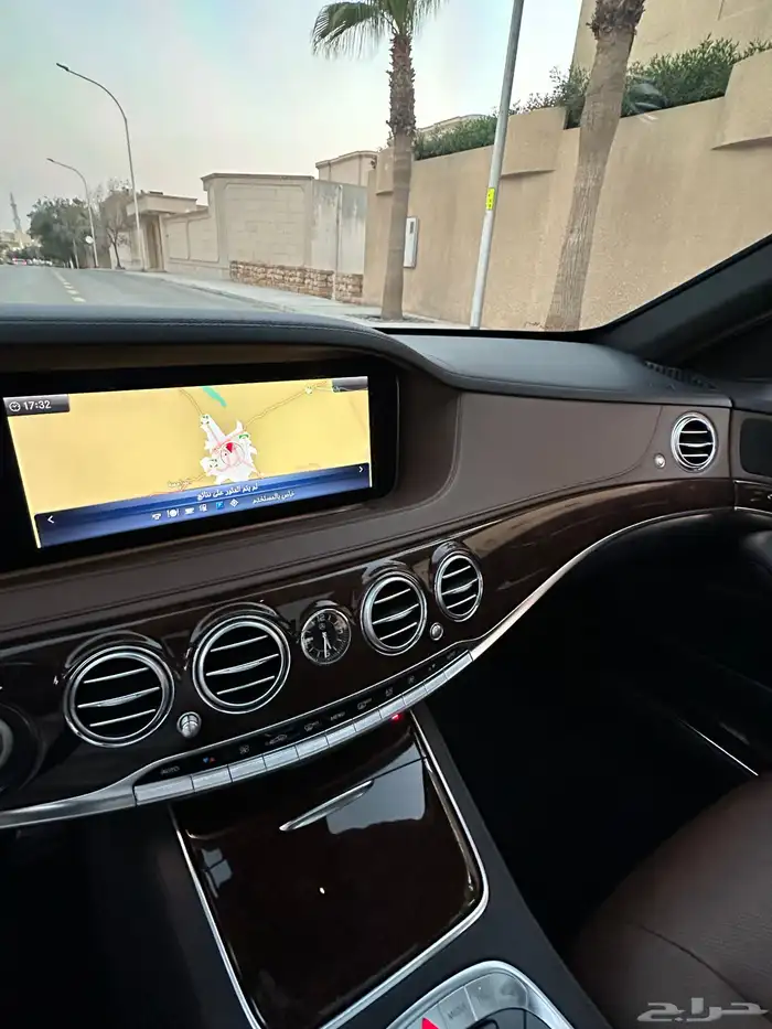 مرسيدس S450 مخزن ماشي 47 الف بدي وكاله 16