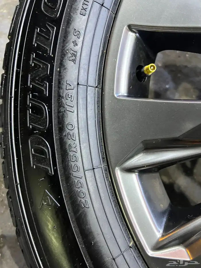 جنوط جيب لاندكروزر 2024 مع كفرات دلوب  مقاس 265.55.20 5