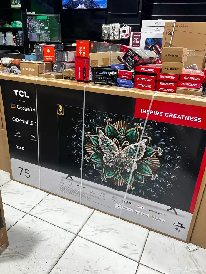 يوجد لدينا تلفزيونات TCL  LG   Samsung وشركات اخرى 39