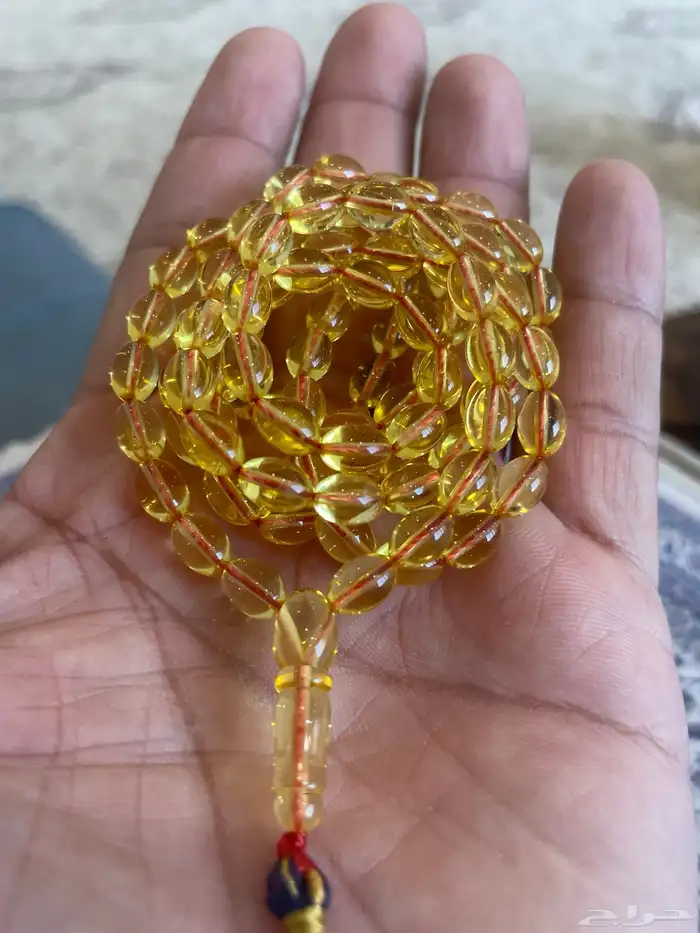 مسباح كهرمان حر شفاف عسلي صافي نواعم 1