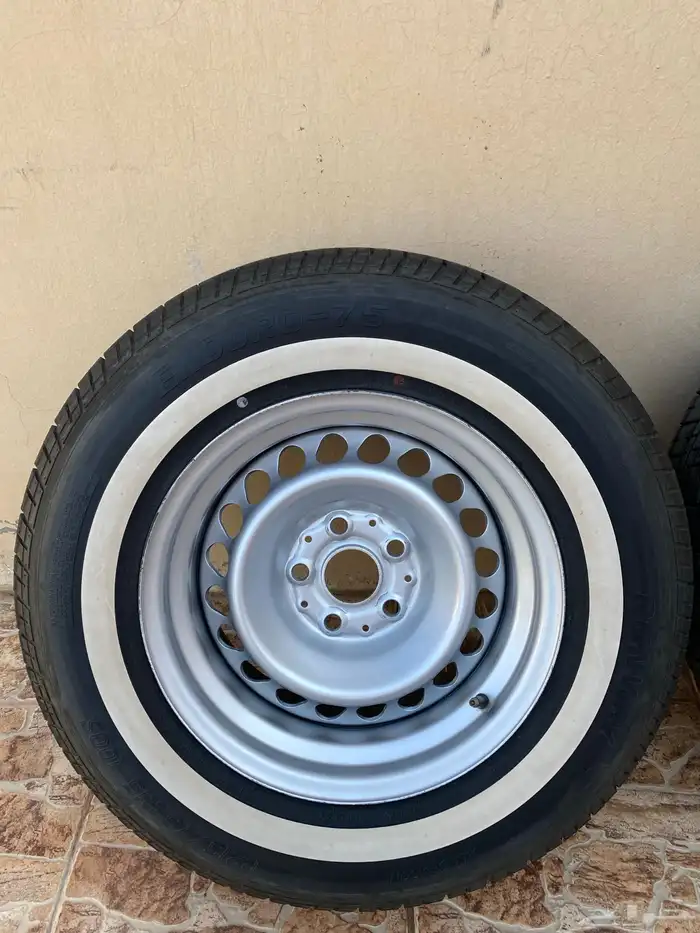 جنط دمعه بدون حك كليبر تبريز1.8 وطقم كفرات رانواي جديده 3