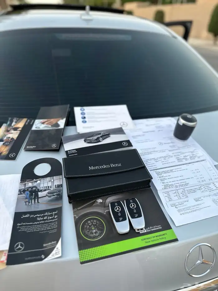 مرسيدس S450 مخزن ماشي 47 الف بدي وكاله 33