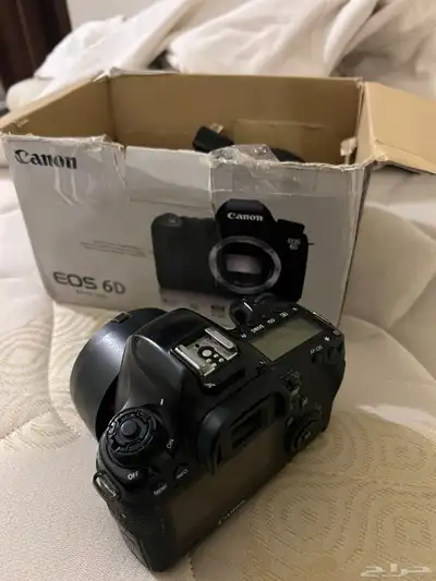 كاميرا Canon 6D marak l حالتها مستعمله مع فلاش 860 vll index