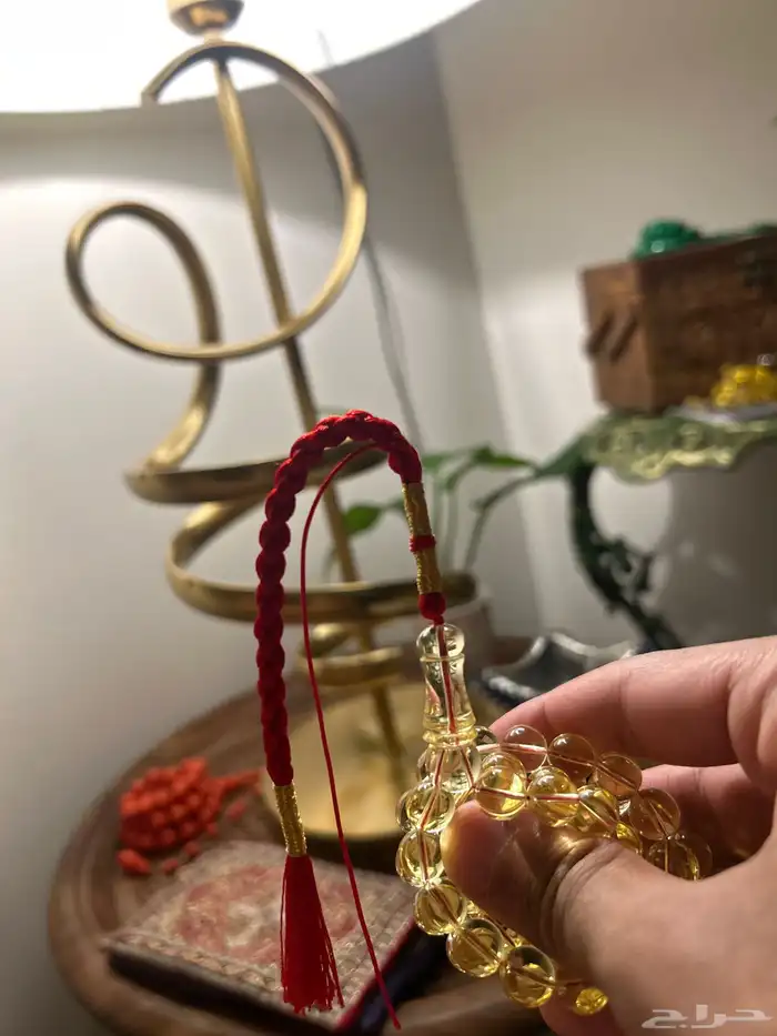 مسباح كهرمان شفاف ( اقبل البدل ) 2