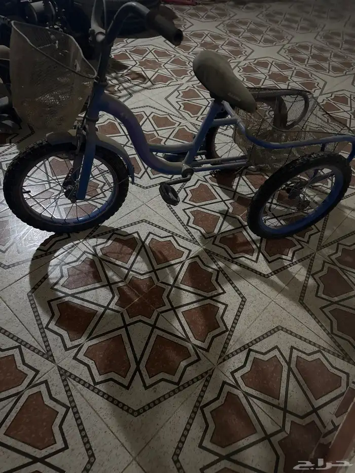 دراجه 3 كفرات مع سله 1