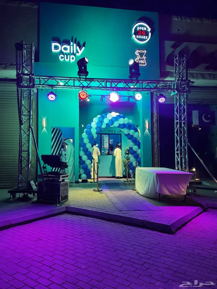 تجهيز افتتاح محلات تاجير ليازر افتتاح 9