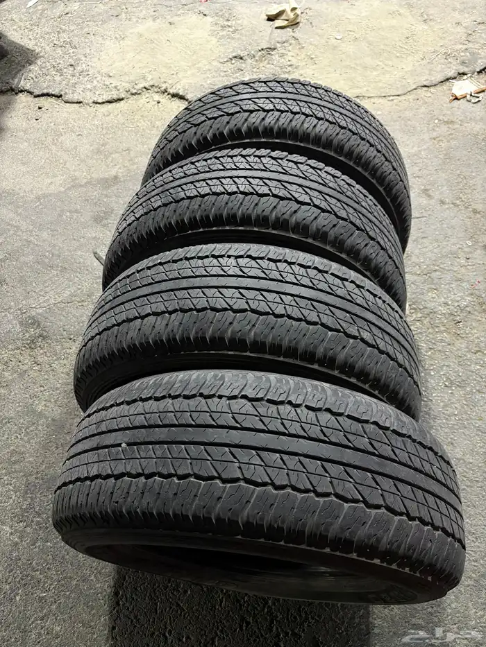 كفرات دنلوب 265 65 17 برادو وفورشنال 0