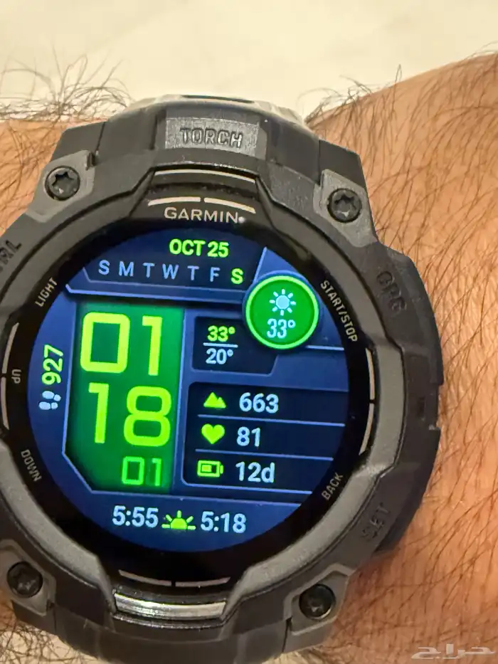 ساعة جارمن انستنكت Garmin Instinct 3 Amoled 0