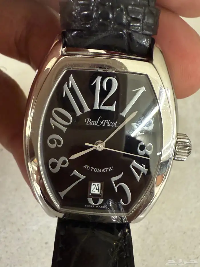paul picot crocodile leather automatic unisex watch 5