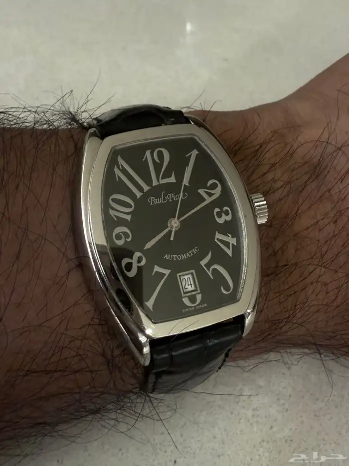 paul picot crocodile leather automatic unisex watch 6