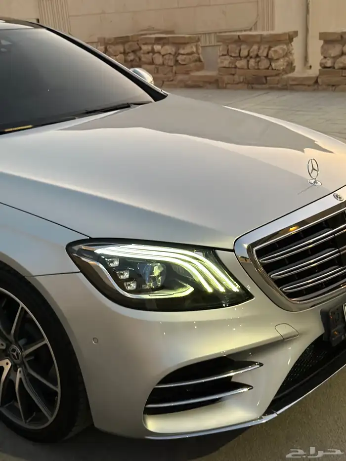 مرسيدس S450 مخزن ماشي 47 الف بدي وكاله 28