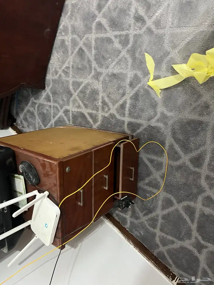 تسريحة منزليه كبيره لون خشبي 5