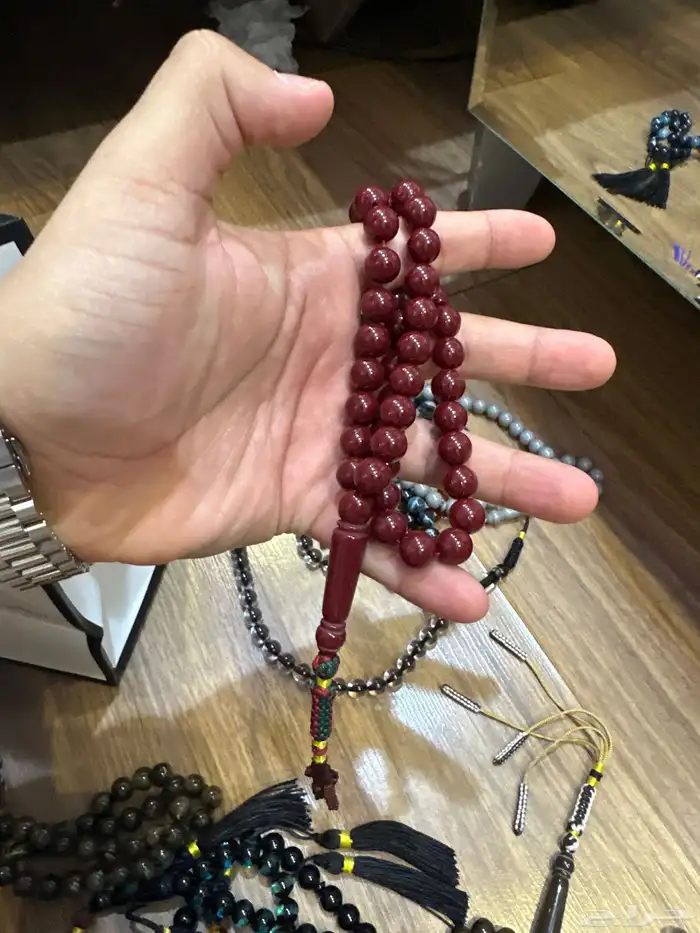 سبحه للبيع كركوشه صناعه يدوي 7