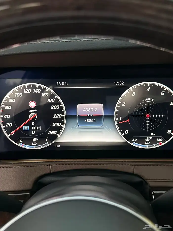 مرسيدس S450 مخزن ماشي 47 الف بدي وكاله 23