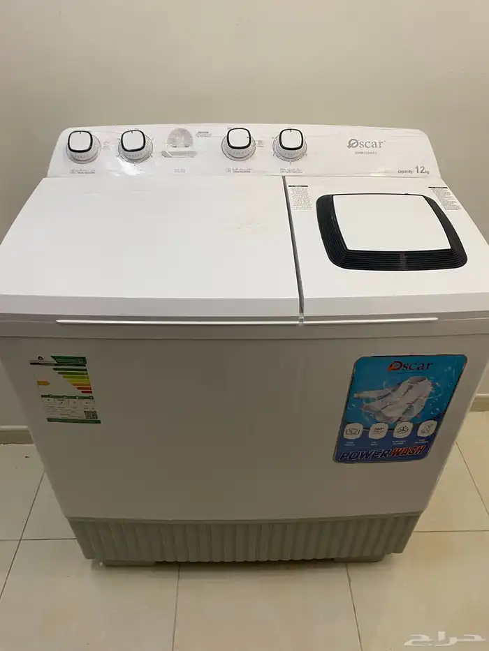 غسالة حوضين 12 كيلو نظيف جدا وكنب ثلاث قطع 4