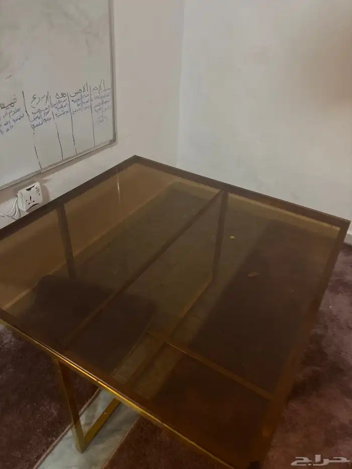 طاوله إستيل درجه أولى قزاز حراري كبير و أربع طاولات صغيره 3