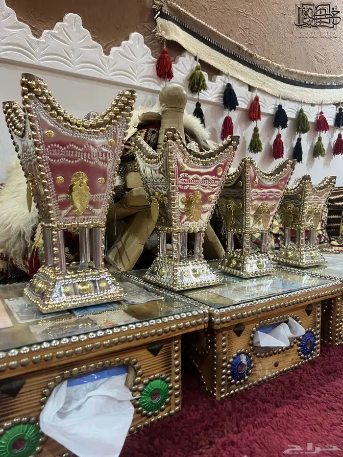 مباخر حائلية من خشب الاثل نحت يدوي 12