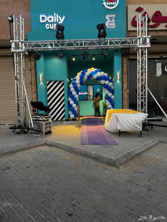 تجهيز افتتاح محلات تاجير ليازر افتتاح 6