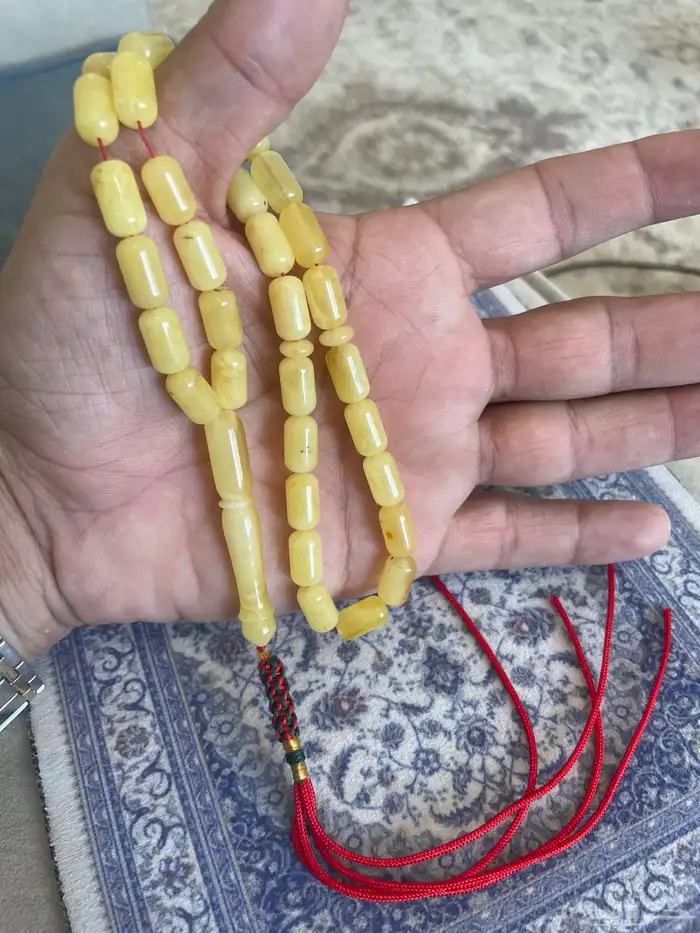 مسباح كهرمان طبعي حر برميلي 0