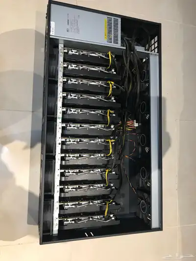(كرت شاشه AMR rx580 8gb ) (12card slot case) 0