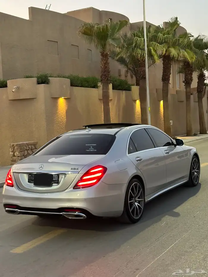 مرسيدس S450 مخزن ماشي 47 الف بدي وكاله 27