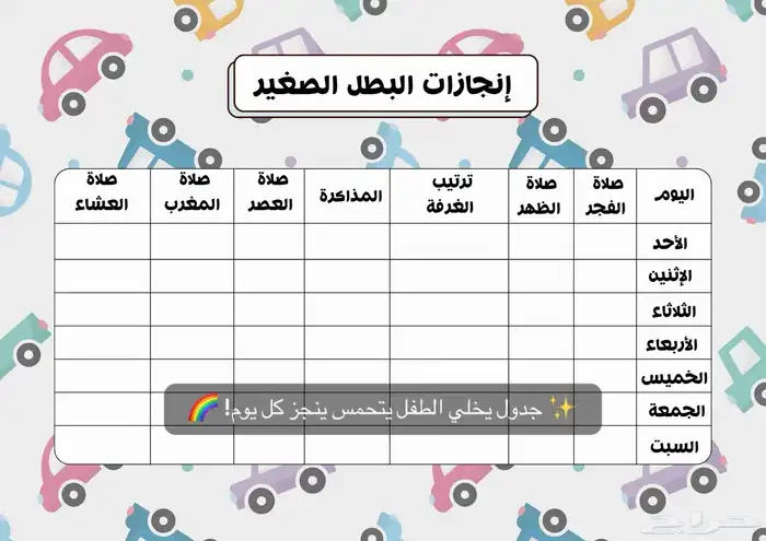 إنجازات طفل 0