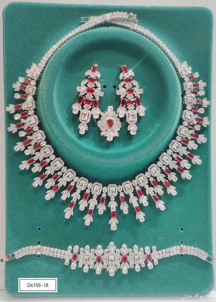 أطقم زركون فخم ملون 1