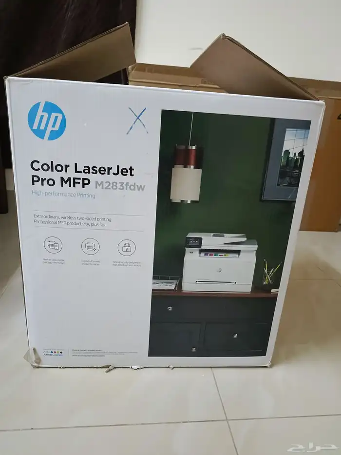 طابعه hd ومعها خمس خراطيش احبار الوان مختلفه 0