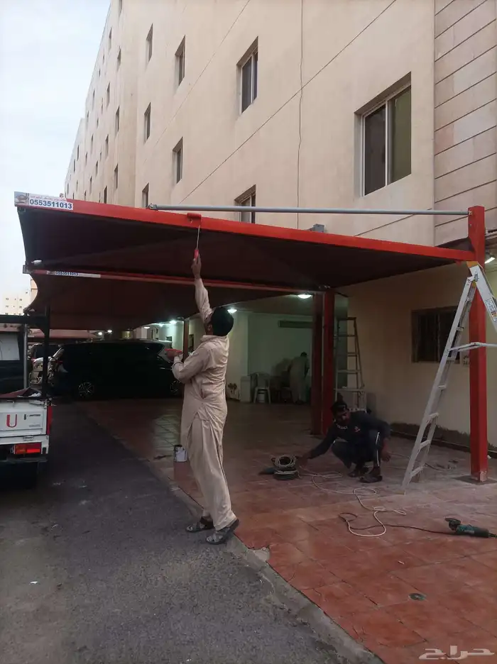 مظلات سيارات فك وتركيب ونقل المظلات وتغير قماش 5