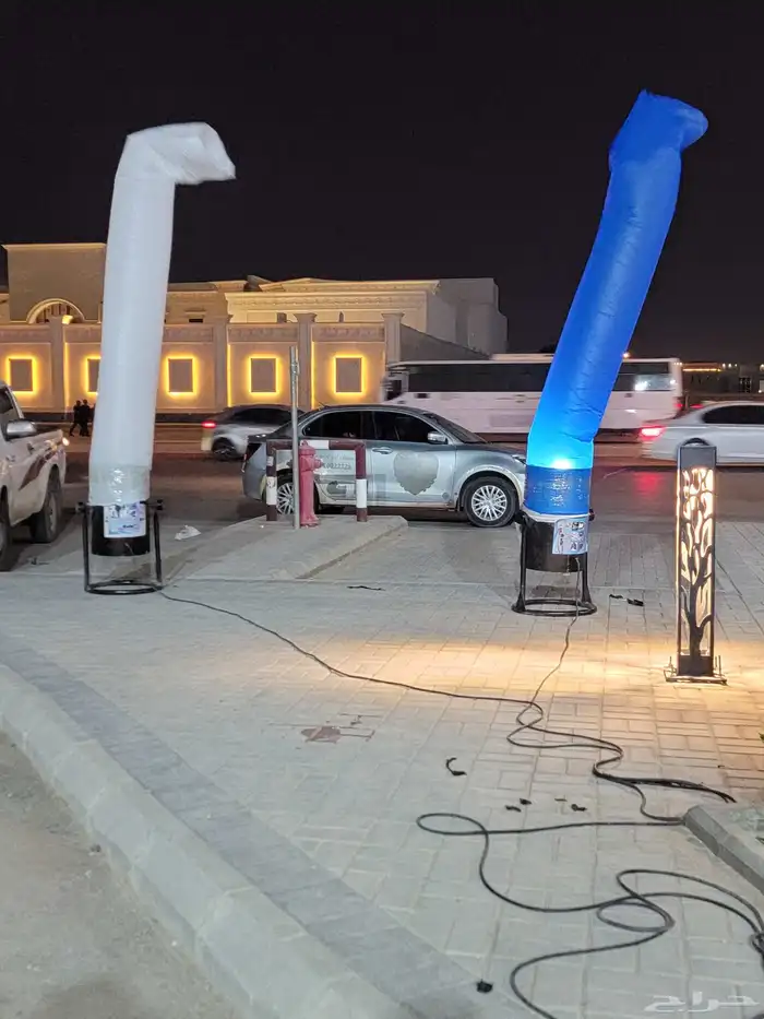 بالونات رقصة تجهيز افتتاحيات ليزر خط افتتاح محلات 4