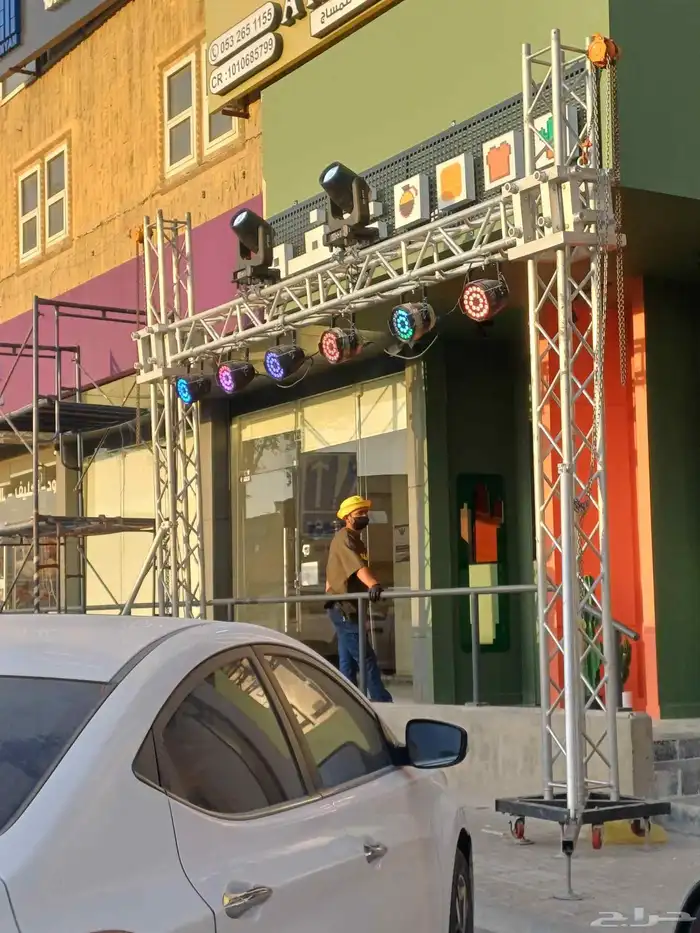 تاجير بالونات راقصه تجهيز افتتاح محلات تاجير كشافات اضاءه 6