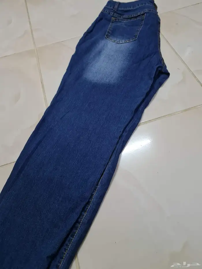 بنطلون جينز نسائي أزرق 1