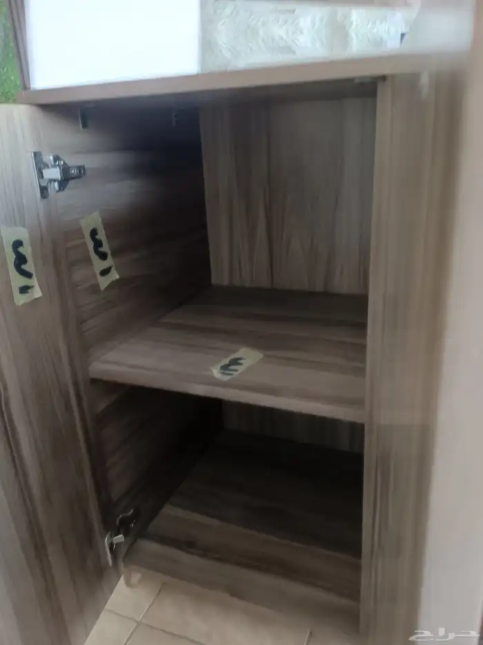 كونتر خشب العرض 330 الارتفاع 90 6باب 3 درج بسعر مناسب جدا 1