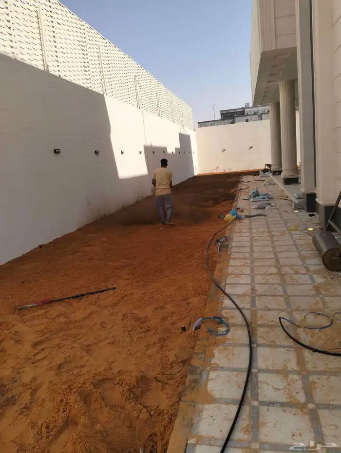 تصميم وتنسيق الحدائق وتركيب التيل الطبيعي وشبكات الري الحديث 3