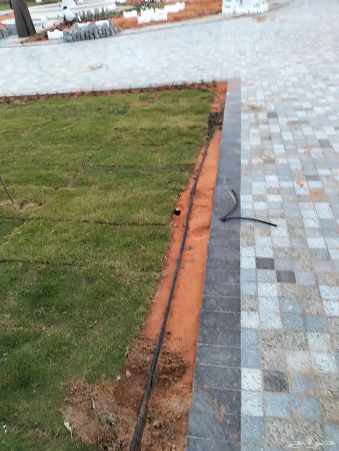 تصميم وتنسيق الحدائق وتركيب التيل الطبيعي وشبكات الري الحديث 11