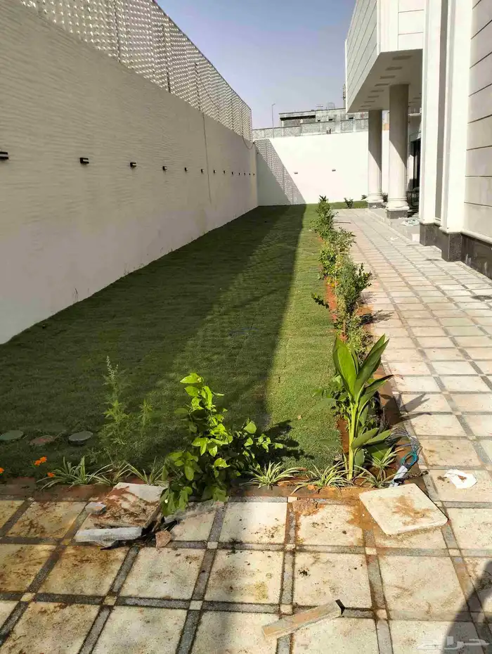 تصميم وتنسيق الحدائق وتركيب التيل الطبيعي وشبكات الري الحديث 0