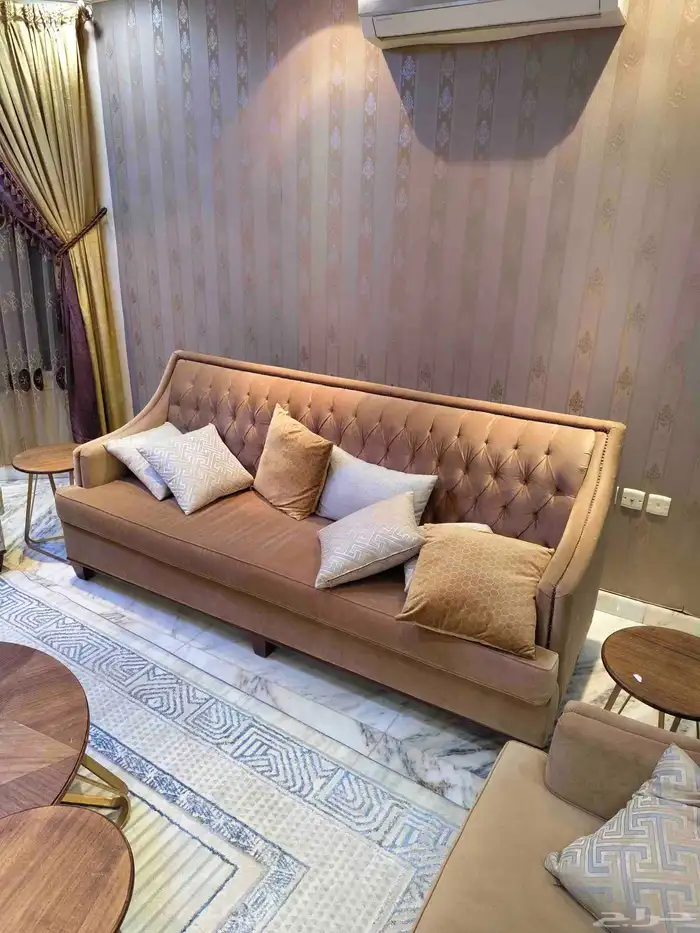 طقم كنب قطعتين كبار و قطعتين لحالهم 2