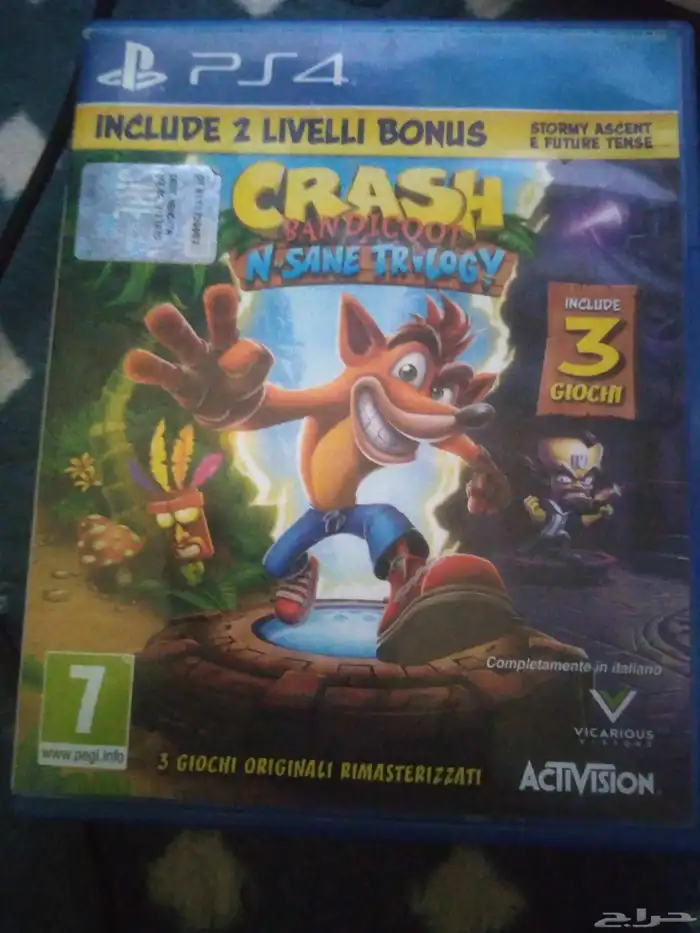 شريط كراش و راتشيت ب 150 للسوني فور للتواصل رقم الجوال 0