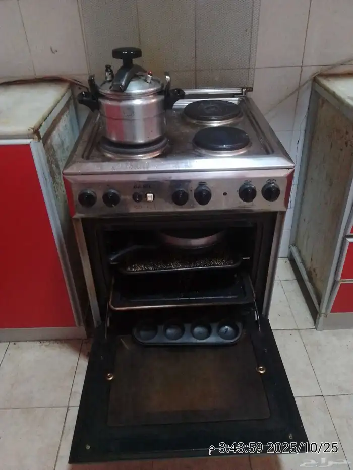 ثلاجة امركيا فرن كهرباء برادة غسالة 7 كيلو حوضين شغالين 1