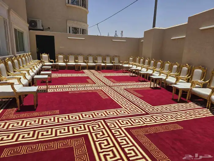 تجهيز وتنسيق حفلات مناسبات زفاف تأجير كراسي طاولات كوش مخيما 4