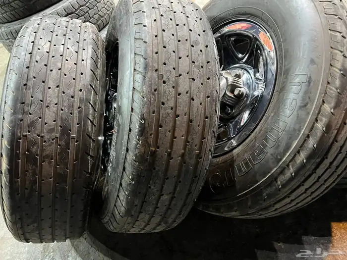 كفرات شاهين هامان مع جنوط ديازل اصلي جمس سيرا مقاس 17 29