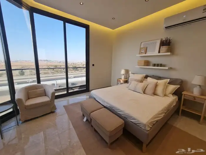 شقة للإيجار مؤثثة تأثيث فاخر حي المنار جدة 9